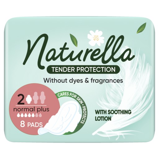 NATURELLA TENDER OCHRANA ULTRA NORMAL PLUS SANITÁRNE VLOŽKY 8 KS.