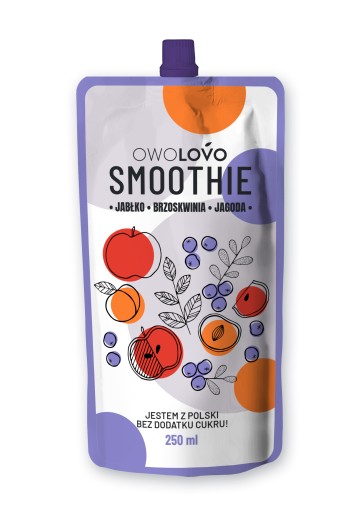 OWOLOVO Smoothie_Peachberry 250ml