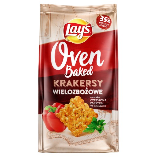 Lay's Lays Oven Baked Crackers Pepper cracker 80g