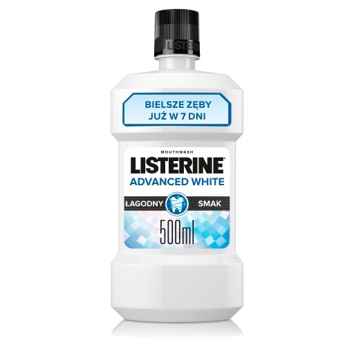 Listerine Advanced White ústna voda 500 ml