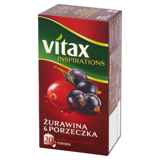 Vitax Cranberry Ríbezľový čaj 20tb