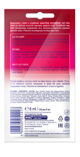 Perfecta Multi-Collagen Retinol Mask na tvár a krk
