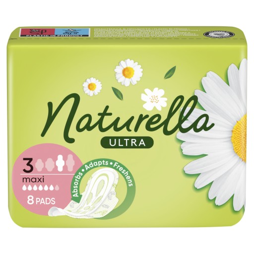 Naturella ULTRA SANITÁRNE VLOŽKY s Maxi krídelkami, 8 kusov
