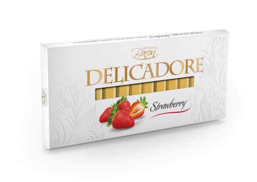 Čokolády s jahodovou náplňou Delicadore Strawberry Baron 200g