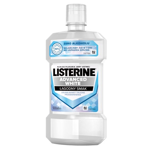 Listerine Advanced White ústna voda 500 ml