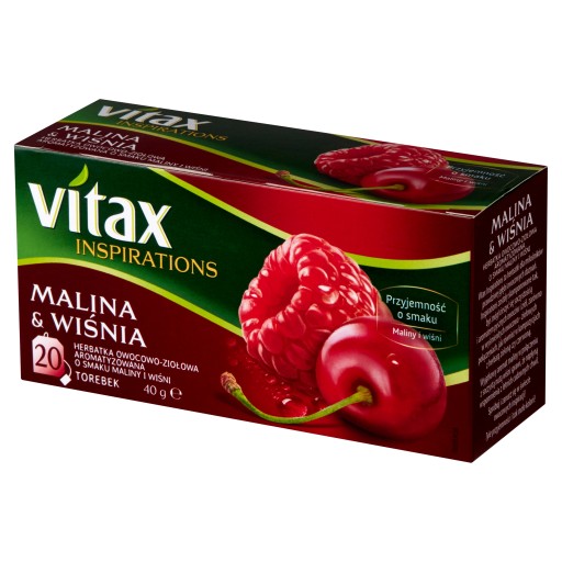 Vitax Čaj Malina Čerešňa 20tb