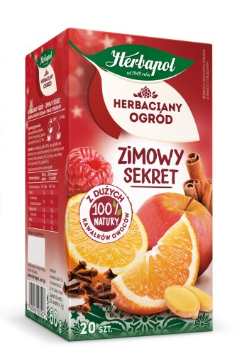 Herbapol expresný ovocný čaj 60 g Winter Secret