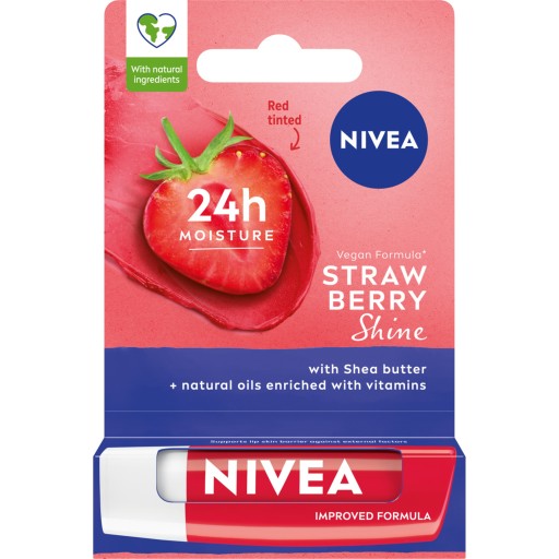 Ochranný rúž NIVEA STRAWBERRY Shine