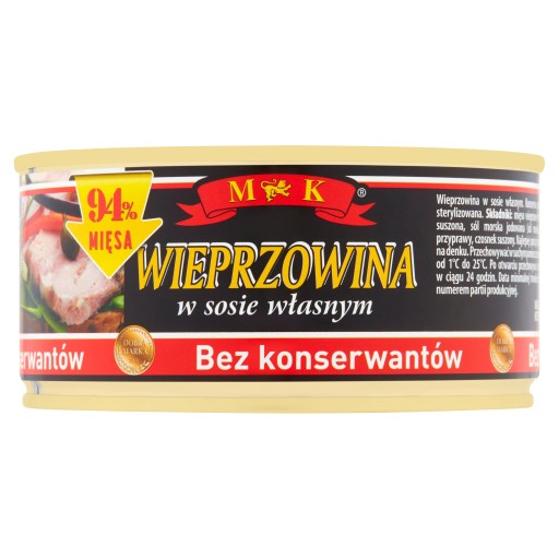 Bravčové mäso vo vlastnej omáčke 300g MK