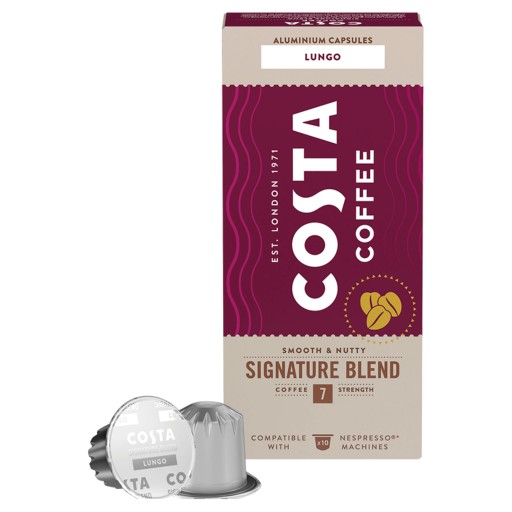 Kapsule pre Nespresso Costa Lungo Signature 10 ks