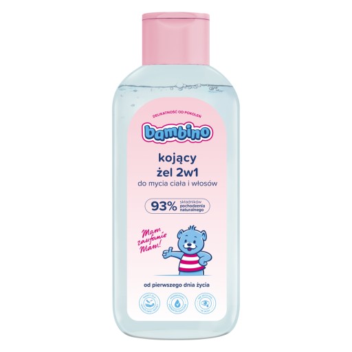 BAMBINO ukľudňujúci GÉL NA TELO A VLASY 2V1 400ML