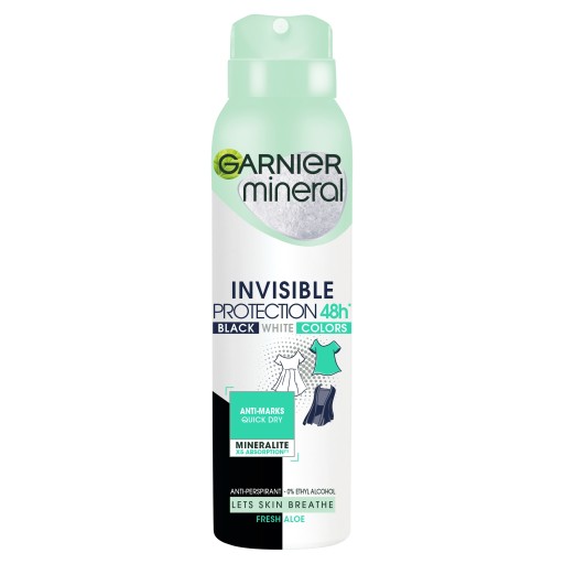 Garnier Mineral Invisible Fresh Aloe Antiperspirant sprej 150 ml