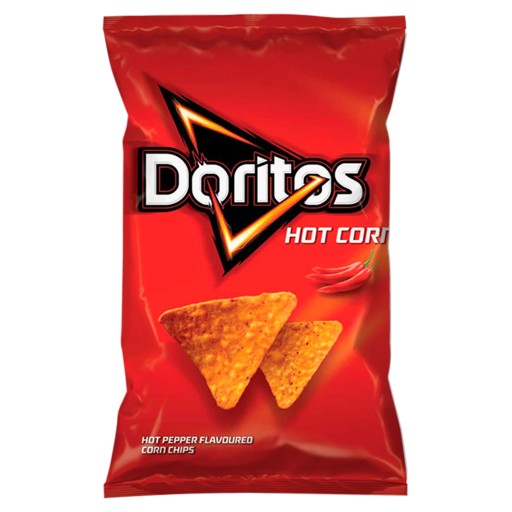 Doritos Hot Corn Nachos kukuričné lupienky 3x100g