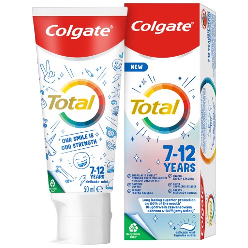 COLGATE zubná pasta 50ml TOTAL Junior (7-12)
