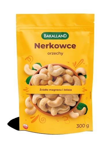 Kešu orechy Bakalland celé orechy 300g