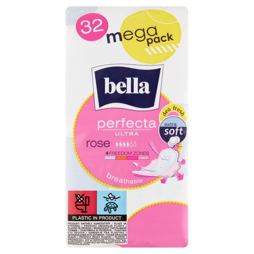 Bella Perfecta Ultra Rose hygienické vložky 32 ks