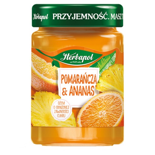 HERBAPOL DŽEM POMARANČOVÝ S ANANÁSOM 280G