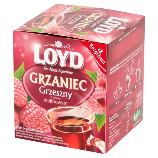 Loyd Sinful varený čaj s príchuťou maliny 30 g (10 x 3 g)