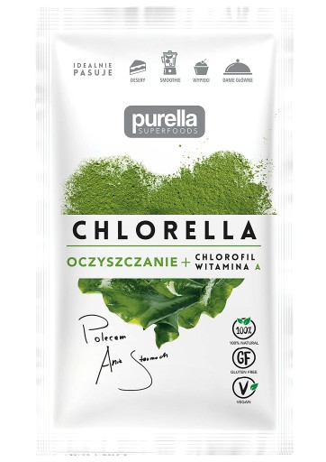 PURELLA Chlorella prášok na trávenie 21 g