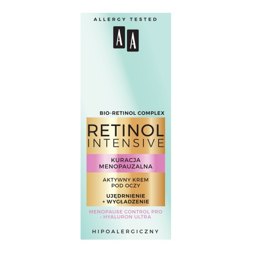 AA Retinol Intensive Menopause Treatment aktívny očný krém spevňujúci