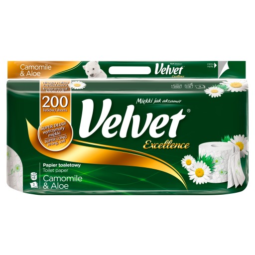 Toaletný papier s vôňou zamatu 8 ks.