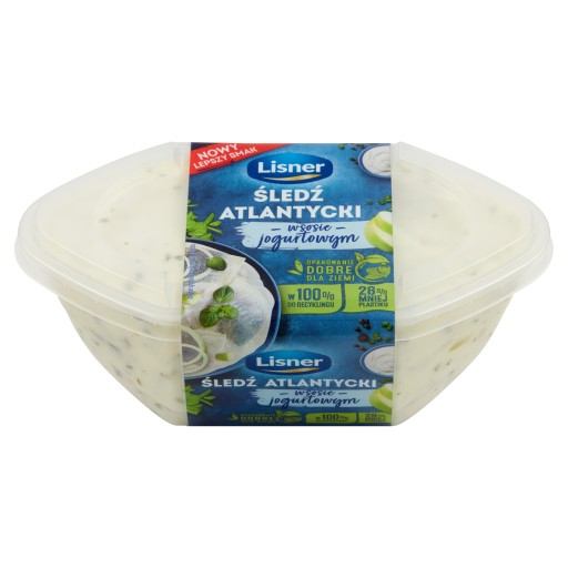 Filety zo sleďa Lisner v jogurtovej omáčke 280 g