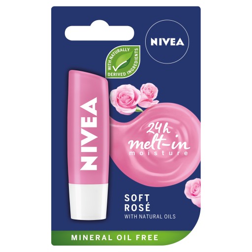 Ochranný rúž NIVEA Soft Rose