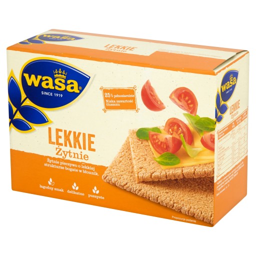 Ražný chlieb Wasa Svetlý, 140 g