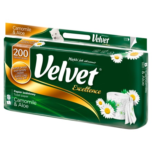 Toaletný papier s vôňou zamatu 8 ks.
