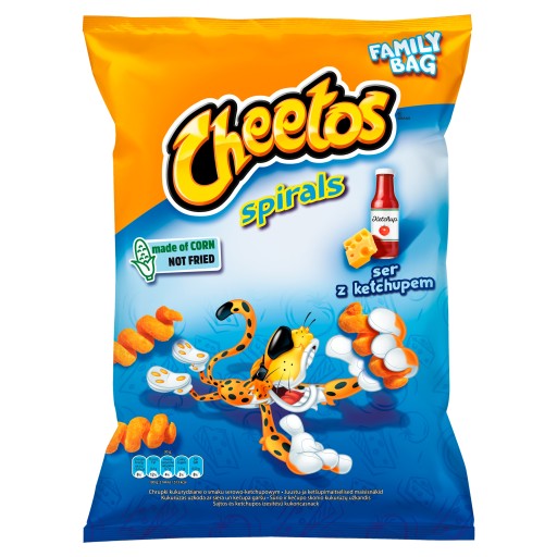 Cheetos Špirály Syr s kečupovými lupienkami 130g