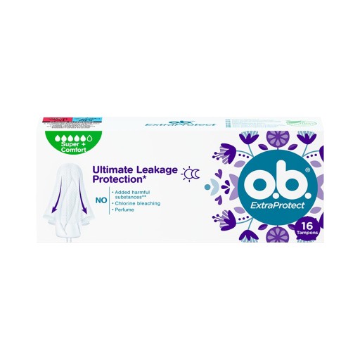 JOHNSON OB Extra Protect tampóny SUPER PLUS 16 kusov