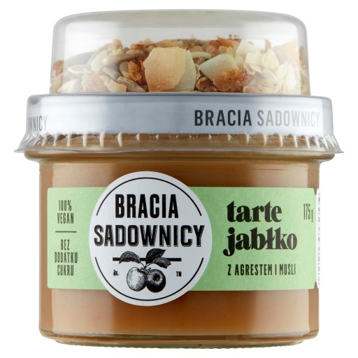 Bracia Sadowcy Tart jablko s egrešom a müsli 175 g