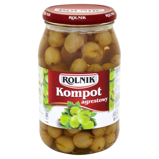 Rolnik Dóza na ovocný nápoj z kompótu egreše 900 ml