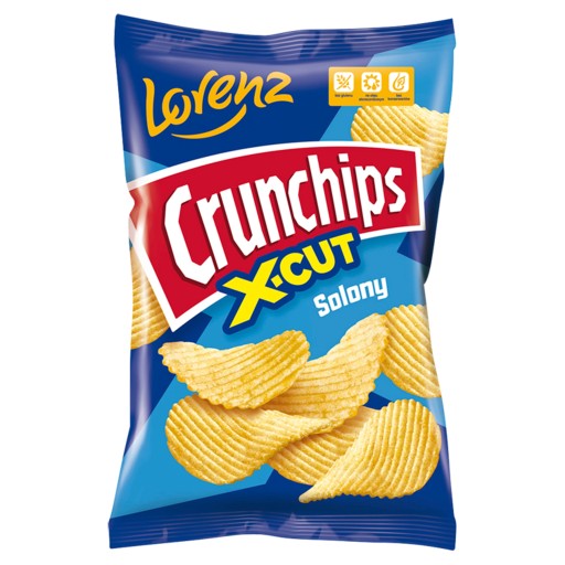 CRUNCHIPS X-CUT SALTED 140G