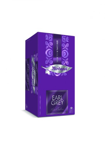 Čaj Earl Grey čierny v Herbapol raňajkových obálkach 20 ks