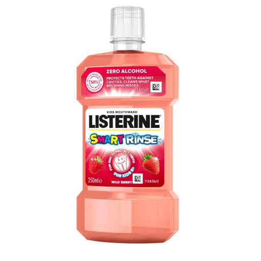 Ovocná ústna voda Listerine Smart Rinse pre deti 250 ml