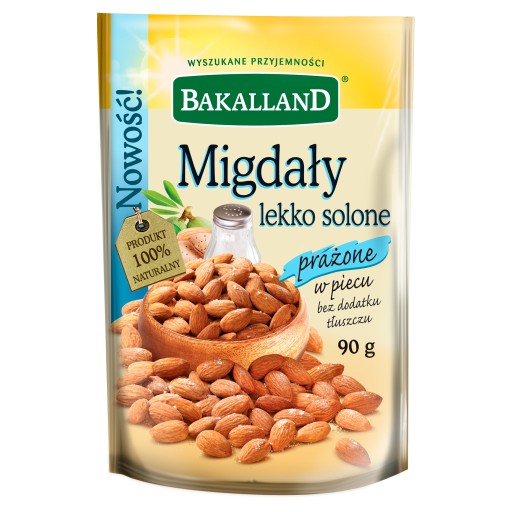 Bakalland jemne solené mandle 90gr