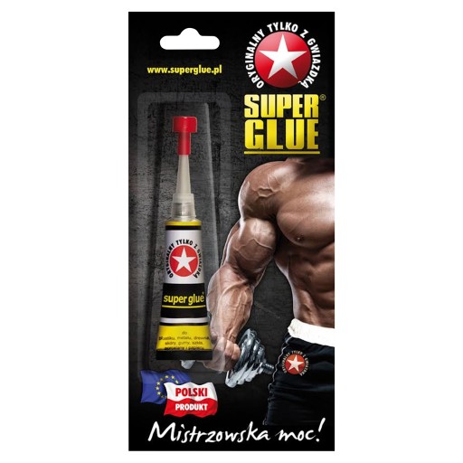 SUPER GLUE 3g lepidlo na plastové sklo drevené topánky