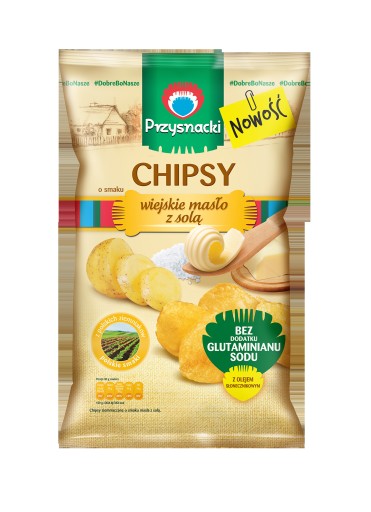 Przysnacki chrumky ochutené vidieckym maslom a soľou 135 g