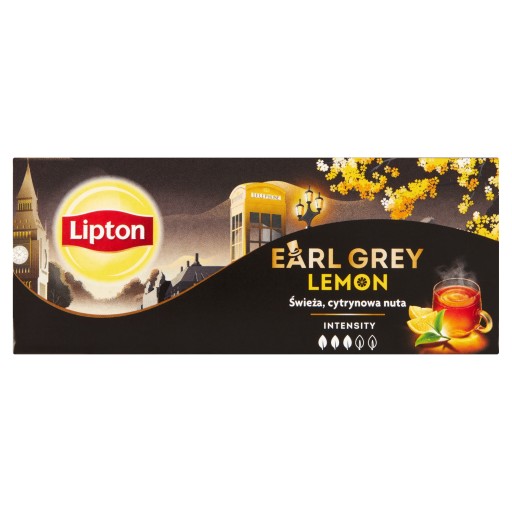 LIPTON EXP EARL GREY CITRÓNOVÝ ČAJ 25X1,4G