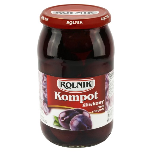 Rolnik slivkový kompót 900ml