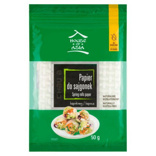Jarný rolkový papier s tapiokou 50g House of Asia