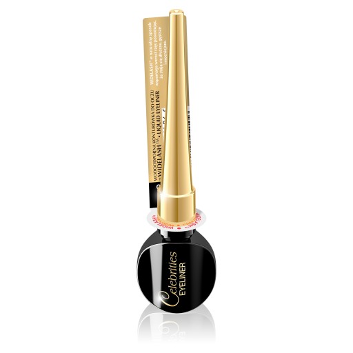 Vodeodolná očná linka Eveline Cosmetics Black