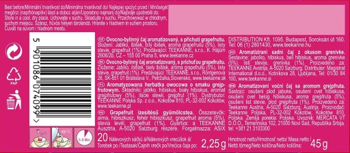 TEEKANNE ovocný čaj LOVE PINK GRAPEFRUIT 20T
