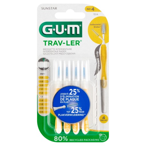 Gum trav-ler medzizubné kefky 1,3 mm 4ks.