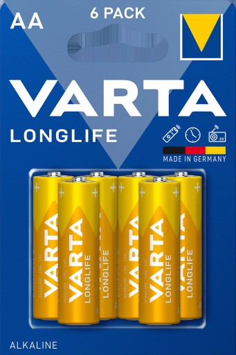 Varta AA alkalická batéria (R6) 6 ks.