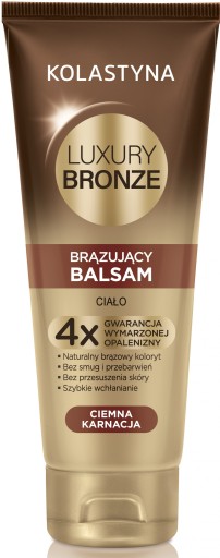 KOLASTYNA Luxusný bronzový bronzujúci balzam na tmavú pleť 200 ml