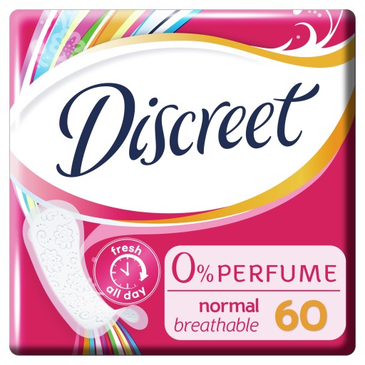 Diskrétne hygienické vložky Normal bez zápachu 60 kusov