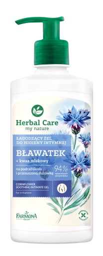 HERBAL CARE Chrpa gél na intímnu hygienu 330ml