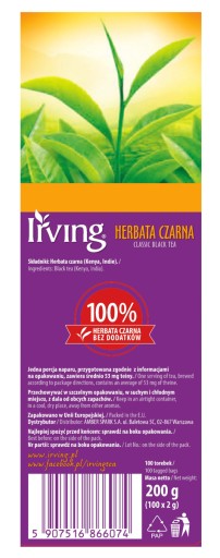 EXPRESS BLACK TEA vo vrecúškach Irving 100T